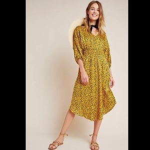 Anthropologie Marigold Midi Dress